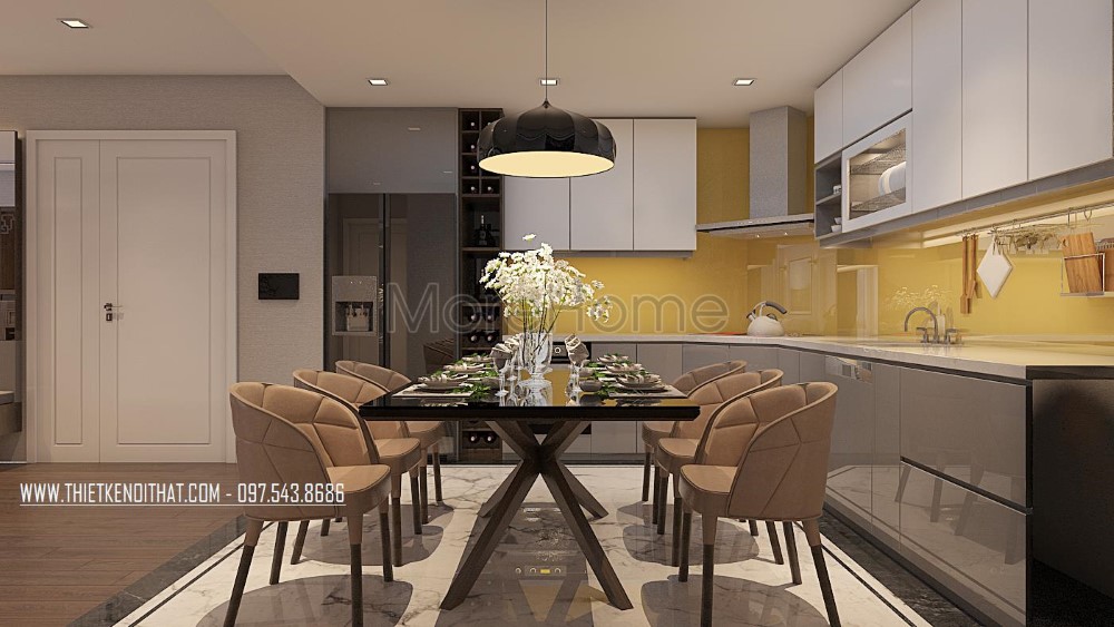 kính ốp bếp màu vàng chanh kính ốp bếp màu vàng chanh